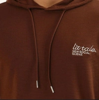 Ziptoo  Men's Premium Brown Pullover Hoodie – Everyday Comfort, Effortless Style
 - Carnaby Tan, Xl