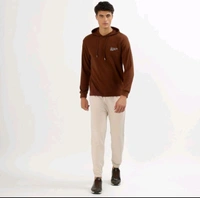 Ziptoo  Men's Premium Brown Pullover Hoodie – Everyday Comfort, Effortless Style
 - Carnaby Tan, Xl