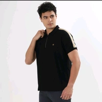 Ziptoo Men’s Classic Black Polo Shirt – Timeless Style Meets Effortless Comfort - Black, Xs