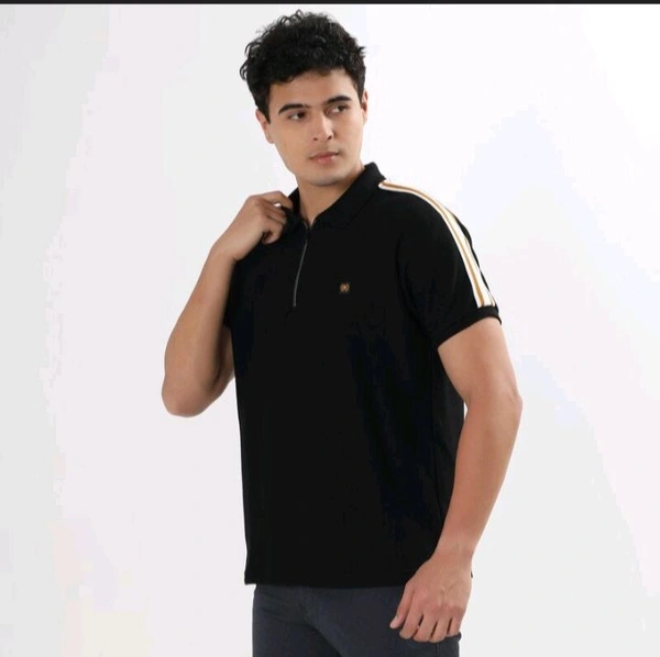 Ziptoo Men’s Classic Black Polo Shirt – Timeless Style Meets Effortless Comfort - Black, Xs