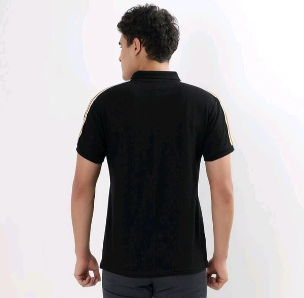 Ziptoo Men’s Classic Black Polo Shirt – Timeless Style Meets Effortless Comfort - Black, M