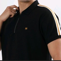 Ziptoo Men’s Classic Black Polo Shirt – Timeless Style Meets Effortless Comfort - Black, M