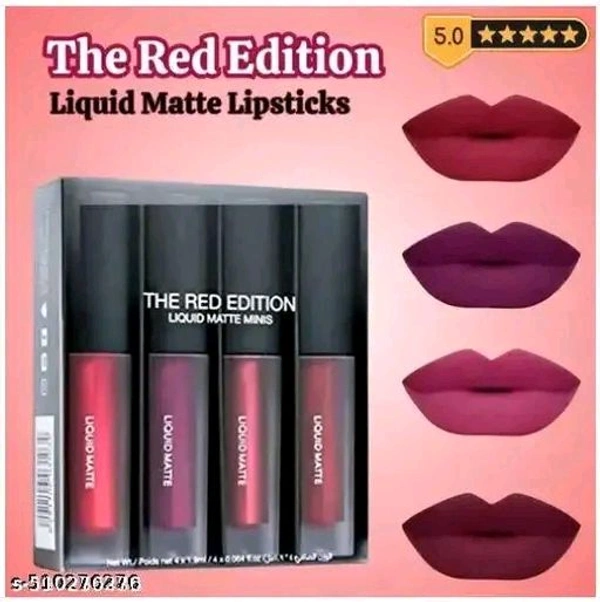 Matte Mini, Combo Of Different Color/ MatteLiquid/ LipstickPack of 4