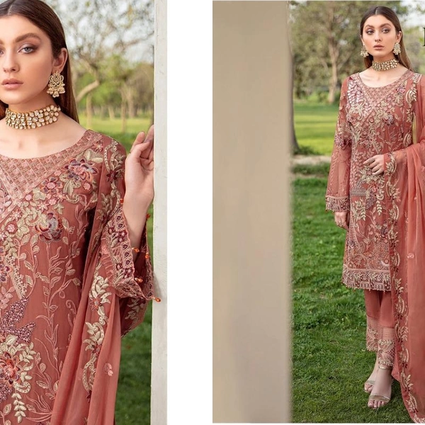Pakastani Georgette - RAMSHA - Unstitched