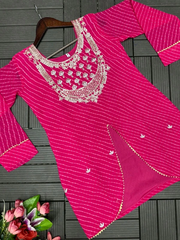 Trendy Elegant Festive Lahanga With Dupatta Set  - Pink Flamingo