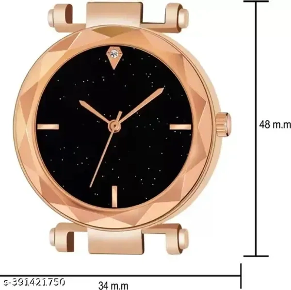 New Rich Looking Premium Quality best Designer Fashion Wrist Analog Watch Girls Analog Watch - For Women New Latest Collection beautiful Black Dial Leather belt Watch - For Women,best watches for women,nice women's watches,women watch,ladies watches