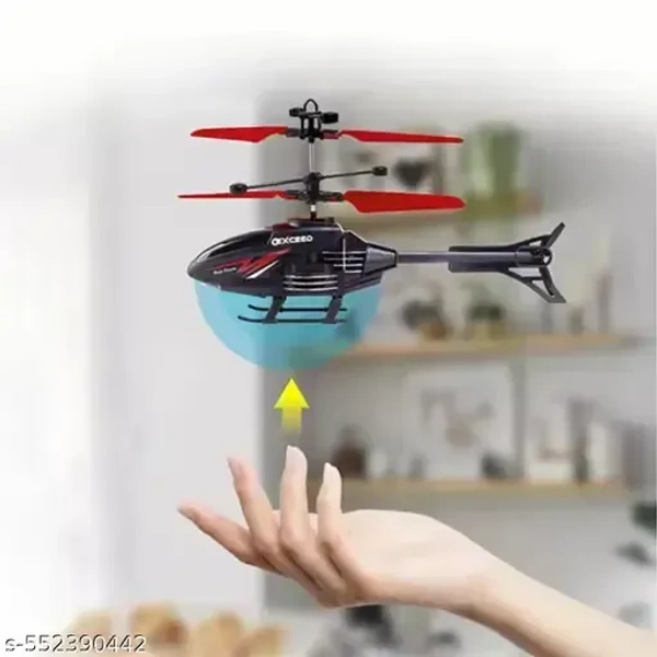 FUSION CART Remote control Helicopter toy with dual mode lighting and charging cable for kids (Multicolor)