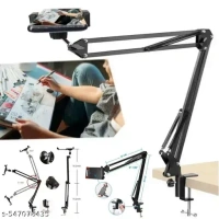 Photography Mobile & Tablet Holder Tripod Camera Stand with 360 Rotation for Overhead Video shooting,Cooking Videos (Pack of 1)