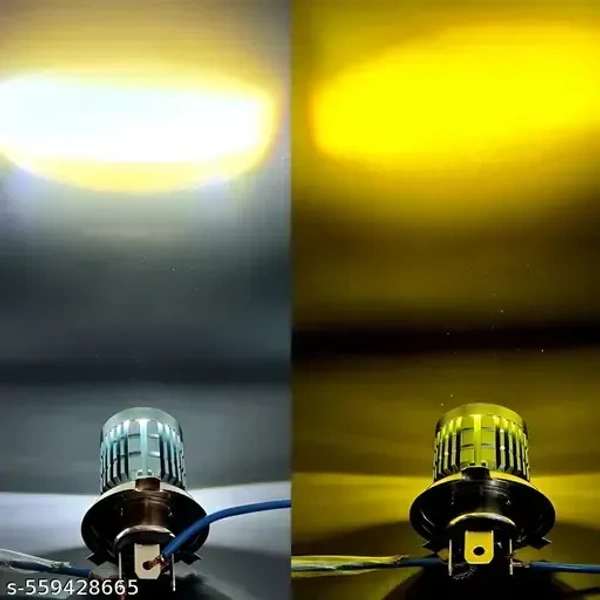 Headlight bulb yellow & white