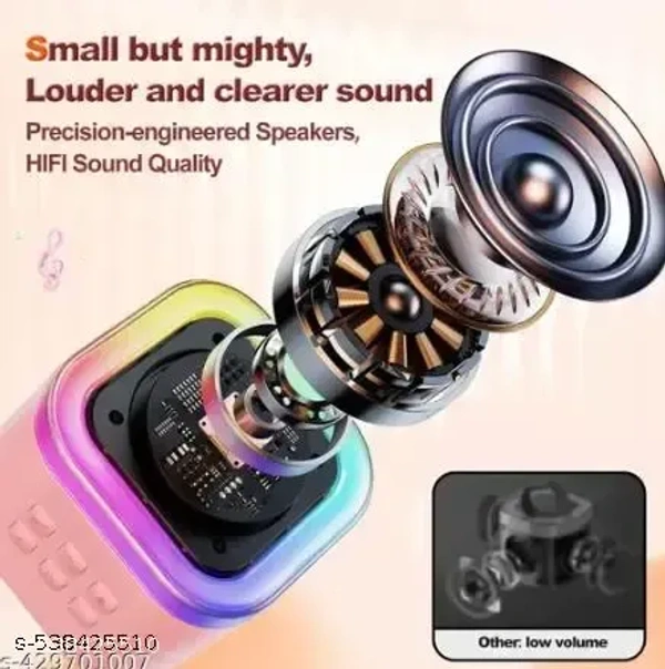 ROCKEY ENTERPRISES K12 Wireless Karaoke mic with Speaker Bluetooth: Bluetooth-Enabled Wireless Karaoke Mic Speaker with Multiple Compatibility Modes, RGB Lighting, and Party Speaker