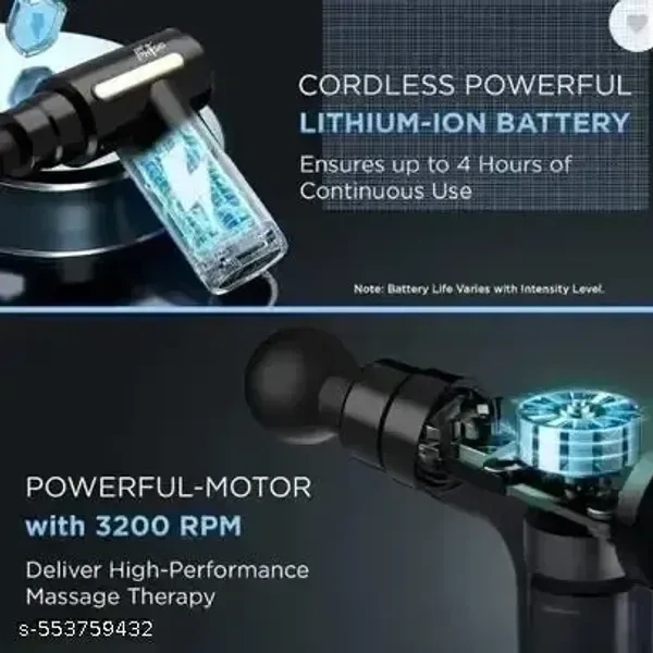Rechargeable Deep Tissue Massage Gun – Ultimate Muscle Relief for Home & Gym