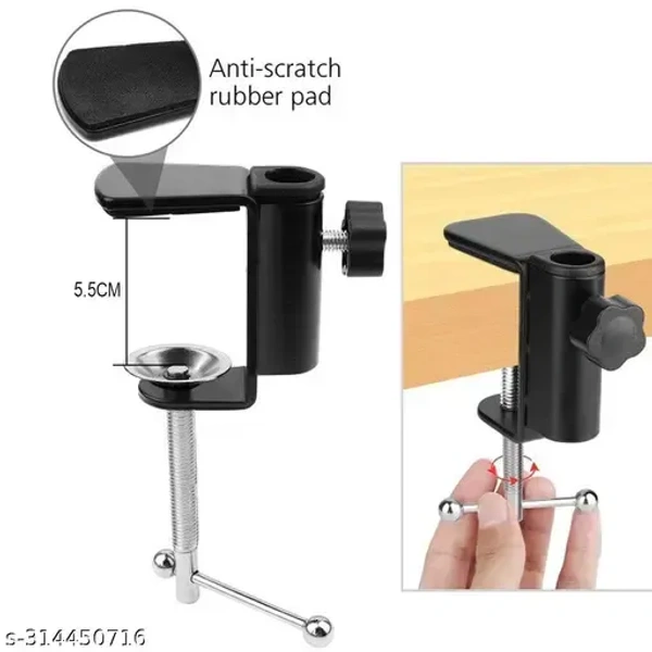 Photography Mobile & Tablet Holder Tripod Camera Stand with 360 Rotation for Overhead Video shooting,Cooking Videos (Pack of 1)