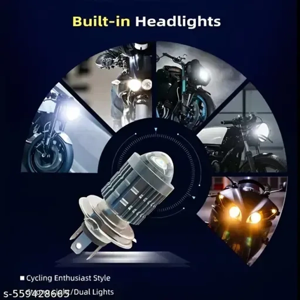 Headlight bulb yellow & white