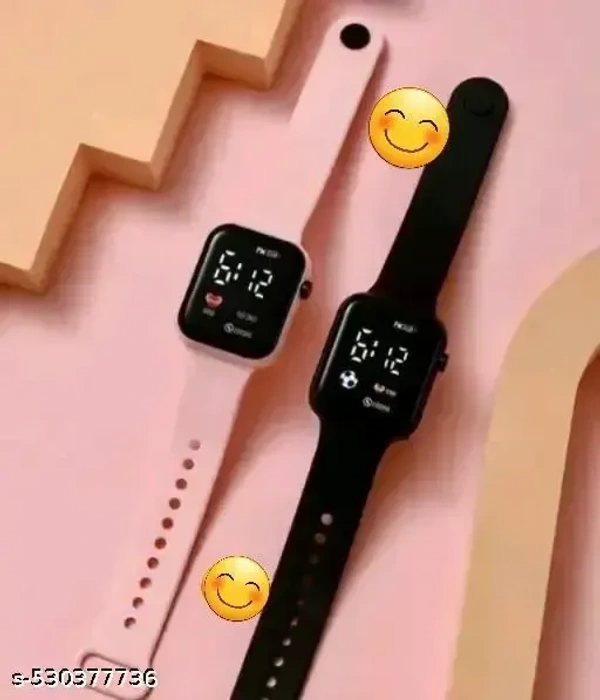 Digital Watch Combo (Pack of 2) BUY Most Selling Latest Trending Square Led Watch for unisex, Best Quality Watch Classic Digital Watch,watch, top, watch Digital, Trending Sports Watch, For Boys & Girls,Smart LED band for kids, boys and girls,Water resistance watch,Stylist watch