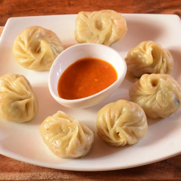 Veg Steam Momos 6 (Half Plate)