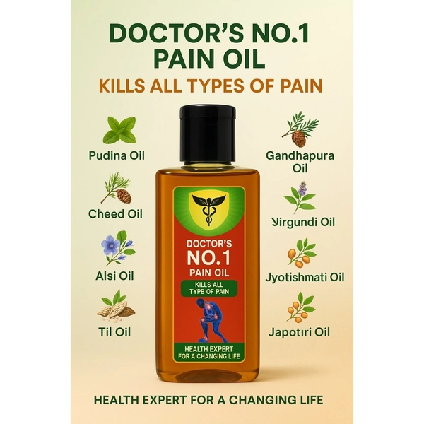 The doctors no.1 pain oil trusted since 1994 - Pack of 1 (120 ML)
