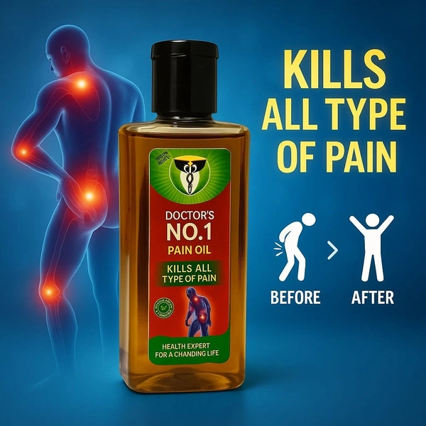 The doctors no.1 pain oil trusted since 1994 - Pack of 1 (120 ML)