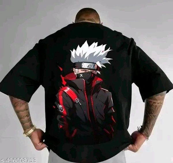 Mens oversized tshirt - Black, L