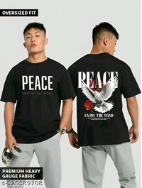 tshirt/ tshirts/ tshirt for men/ mens tshirt/ oversize tshirt/ oversize tshirt for men/ men printed tshirt - Black, 3XL