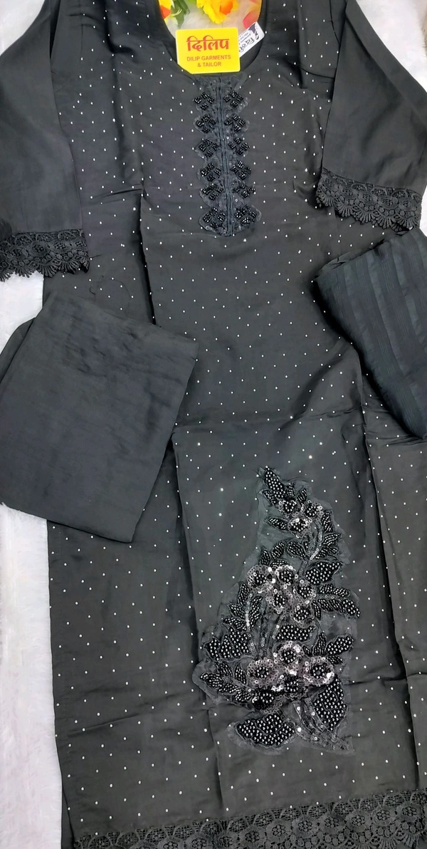 Kurti Pant Special Black - Black, Xl