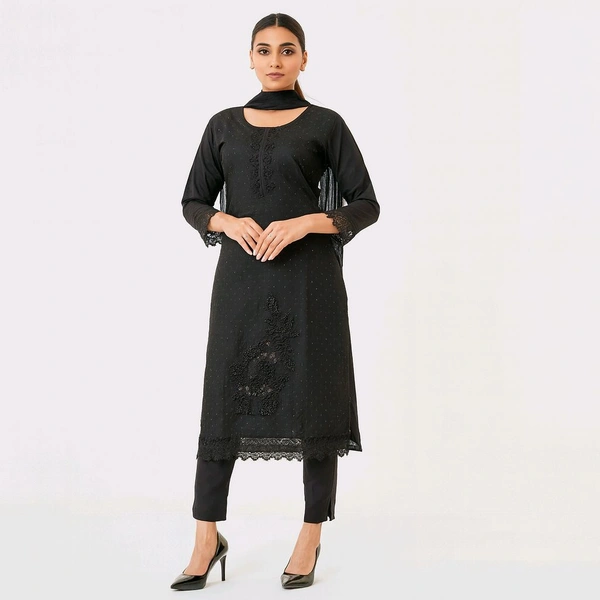 Kurti Pant Special Black - Black, 2xl