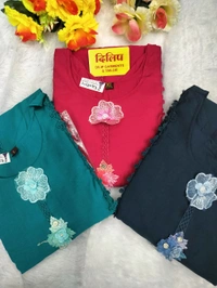 Flower Patch Work Kurti Set - Shakespeare, M