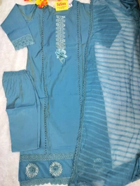 Lace Work Kurti Set  - M