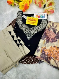 Premium Dark Blue Kurti Set - Port Gore, 2xl