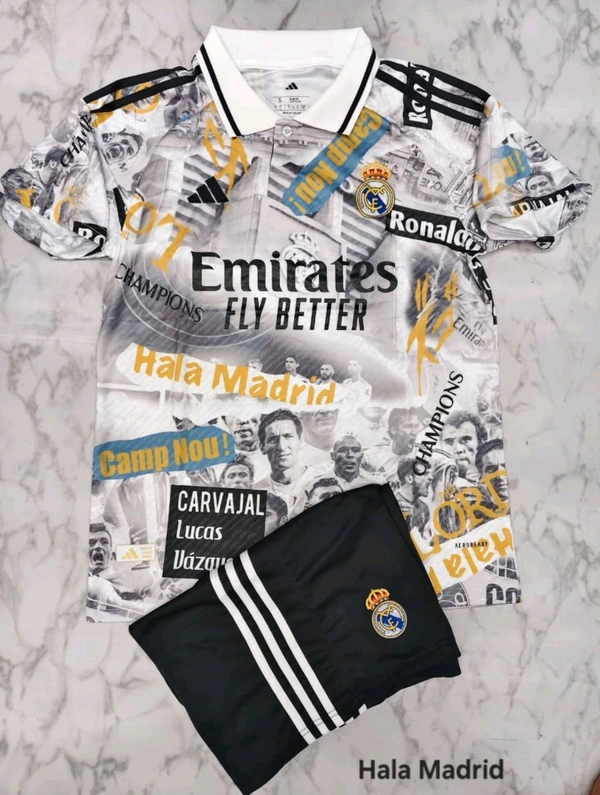 Real Madrid Graphics With Short  - Large