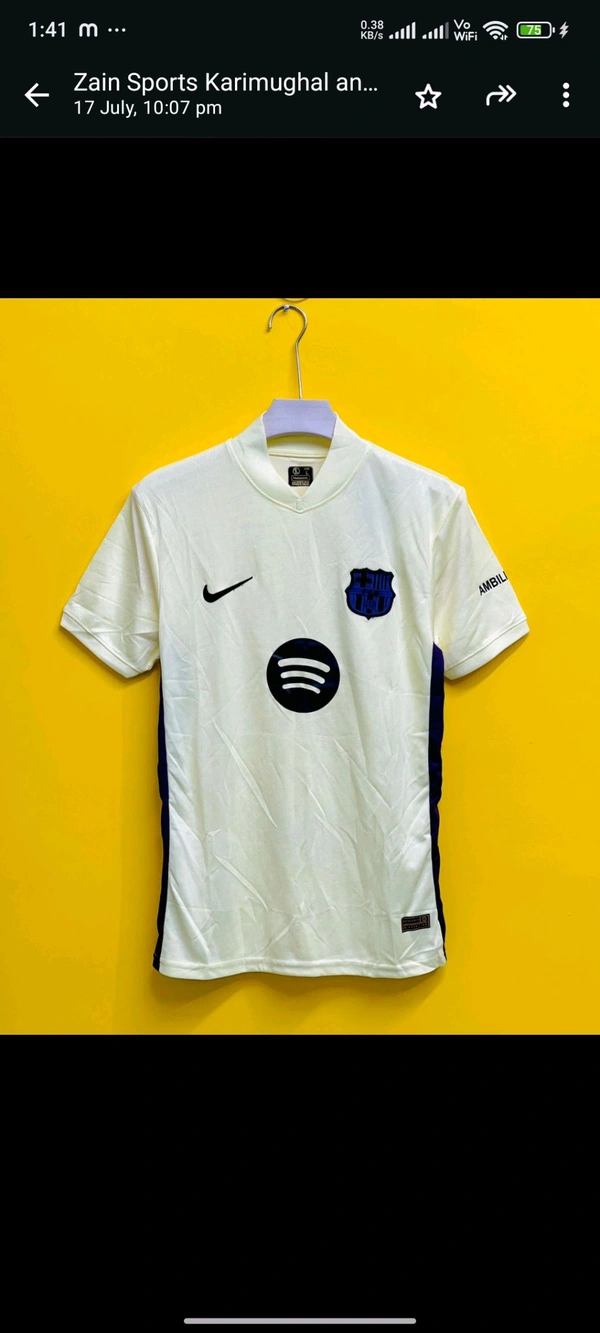 Barcelona Fan Version White - Large