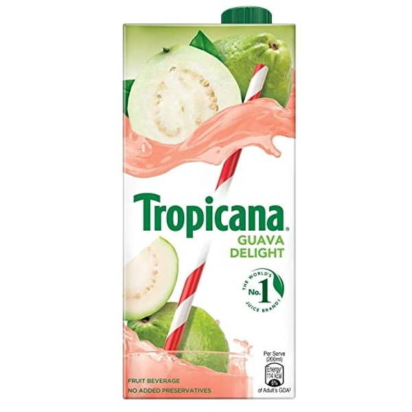 Tropicana Fruit Juice - Delight, Guava 1L
