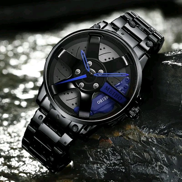 Stylish Rotating Wheel Ring Watch for Men & Women - Unique Watch - Free
