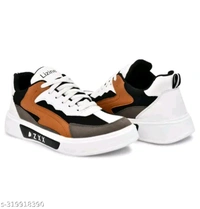Men's Running Shoes Ultra Lightweight Breathable Walking Shoes Non Slip Athletic Fashion Sneakers Mesh Workout Casual Sports - Raw Sienna, 8