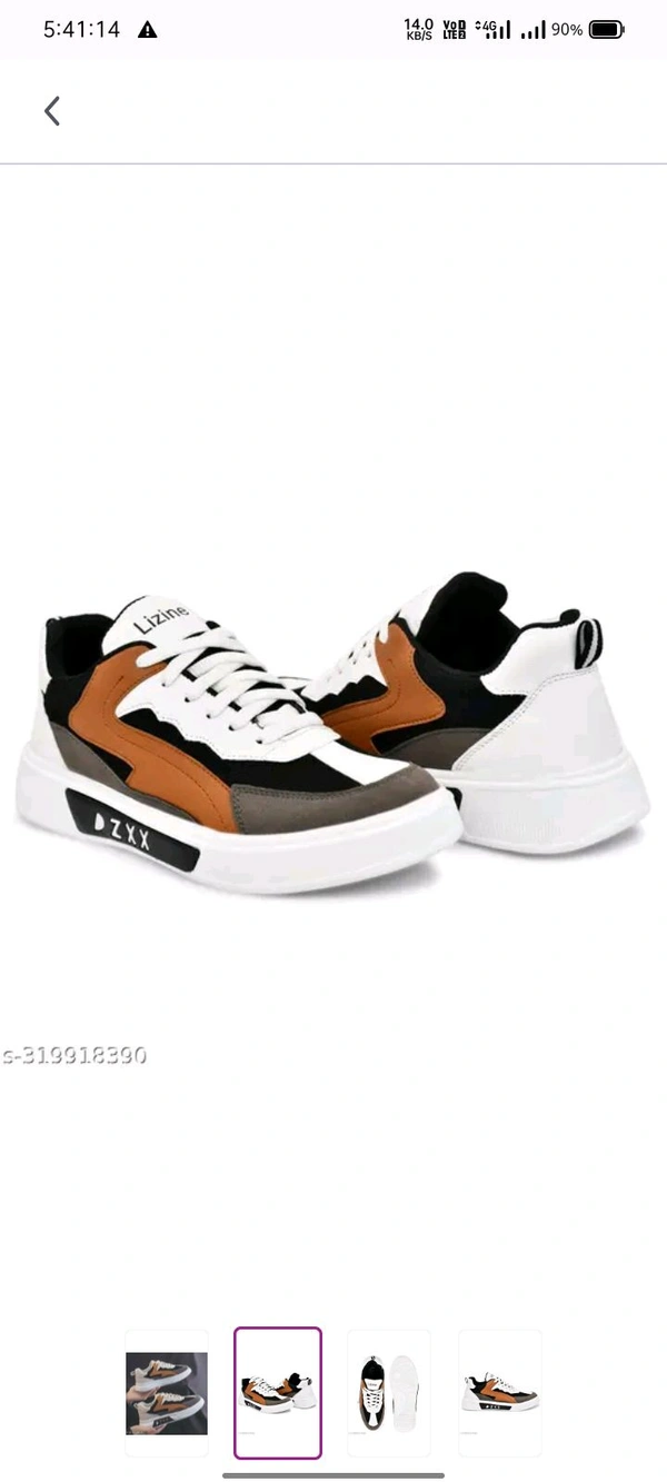 Men's Running Shoes Ultra Lightweight Breathable Walking Shoes Non Slip Athletic Fashion Sneakers Mesh Workout Casual Sports - Raw Sienna, 9