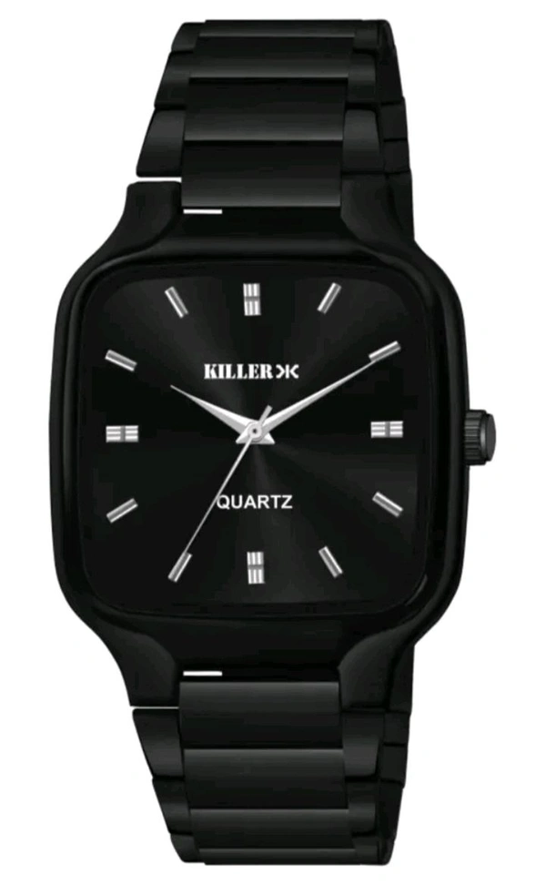 Black Analog Watch For Men 
