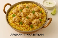 Afghani Chicken Tikka Biryani _