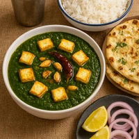 Veg Palak Paneer 