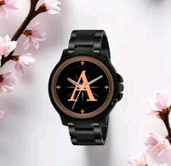 Black Classic Watch For Men  - Black