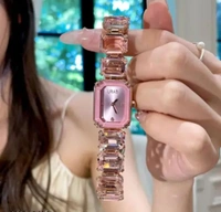 Women Luxury Watches Ladies Wrist Watches Women Square Quartz Watch For Gifts - White