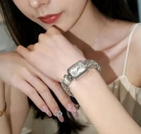 Women Luxury Watches Ladies Wrist Watches Women Square Quartz Watch For Gifts - White
