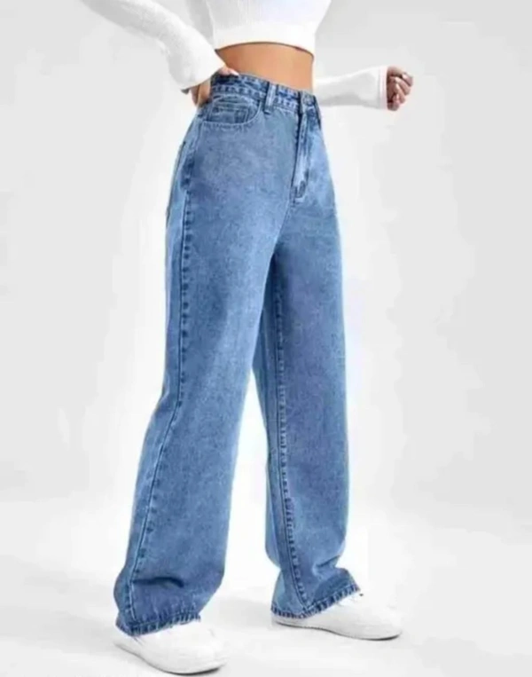 ICE STRAIGHT DENIM JEANS FOR WOMEN