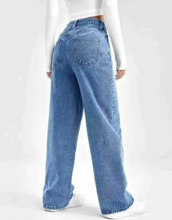 ICE STRAIGHT DENIM JEANS FOR WOMEN