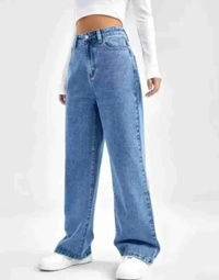 ICE STRAIGHT DENIM JEANS FOR WOMEN