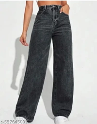 Women's stylish & trending Straight-Fit looz fit black jeans under 549 - 28