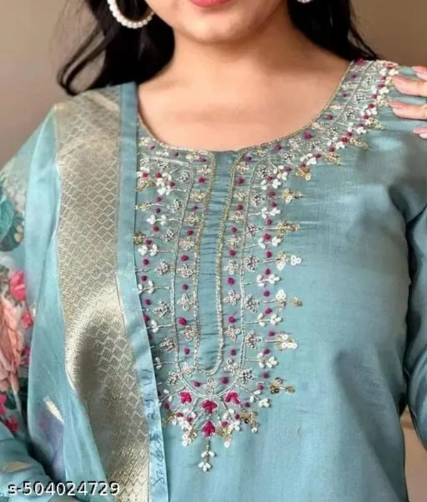 Olive Kurta Full Set - M