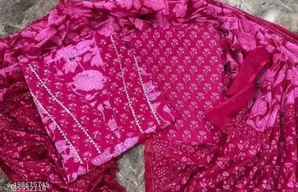 Archana Pink Kurti Set - S