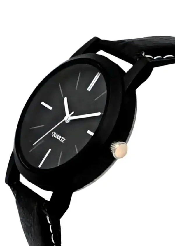 Quartz Black Premium Watch For Men