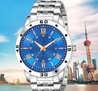 Luxury Stainless Steel Men’s Stylish Watch - White