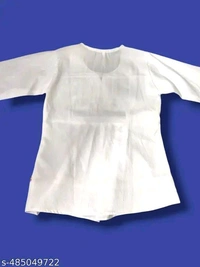 CloudBella™ White Cotton-Blend Bell Sleeve Top – Embroidered, Round Neck Casual & Partywear for Women & Girls (XS–XXL)
 - White