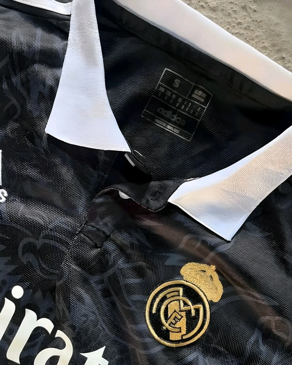 Real Madrid Black Dragon Edition Jersey Premium Quality - Black, XL